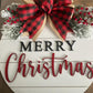 Christmas Wooden Board Garland Doorplate Decorations