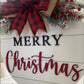 Christmas Wooden Board Garland Doorplate Decorations