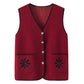 Vest Cardigan For Elderly Women Waistcoat