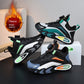 Boy Shoes Winter Thin Cotton Velvet Warm Rotating Buckle