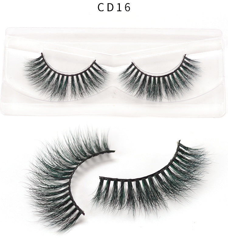 3D color mink false eyelashes