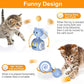 Cat Interactive Feather Toys Pet Bumbler Funny Toy Interactive Cats Toys Cat Rolling Teaser Feather Wand Toys Rotating Ball