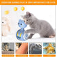 Cat Interactive Feather Toys Pet Bumbler Funny Toy Interactive Cats Toys Cat Rolling Teaser Feather Wand Toys Rotating Ball