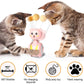 Cat Interactive Feather Toys Pet Bumbler Funny Toy Interactive Cats Toys Cat Rolling Teaser Feather Wand Toys Rotating Ball