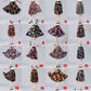 Middle-aged and elderly dancing skirts skirts