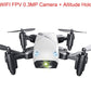 Micro Foldable RC Drone 3D Bearing Steering Wheel Remote Control Quadcopter Toys With Camera WiFi APP Control Helicopter Dron Kids Gift