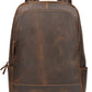 Leather men's backpack leather travel backpack