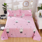 Single Double Bed Cartoon Bed Sheets Single Piece