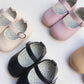 Baby Girl Toddler Shoes Warm Velcro Leather