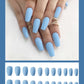 Frosted ballet fake nails