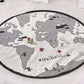 World Map Play Mats Funny Cartoon Newborn baby Carpet Boy Girl Crawling Blanket Kids Round Maze Game Mat Play Toys