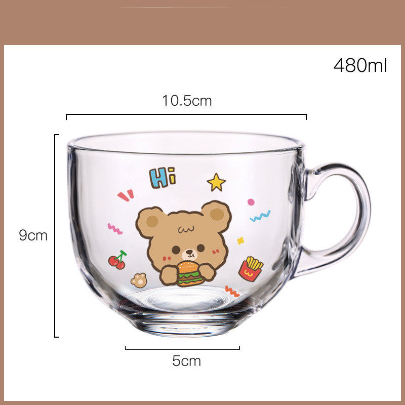 Creative High Borosilicate Glass Water Cup