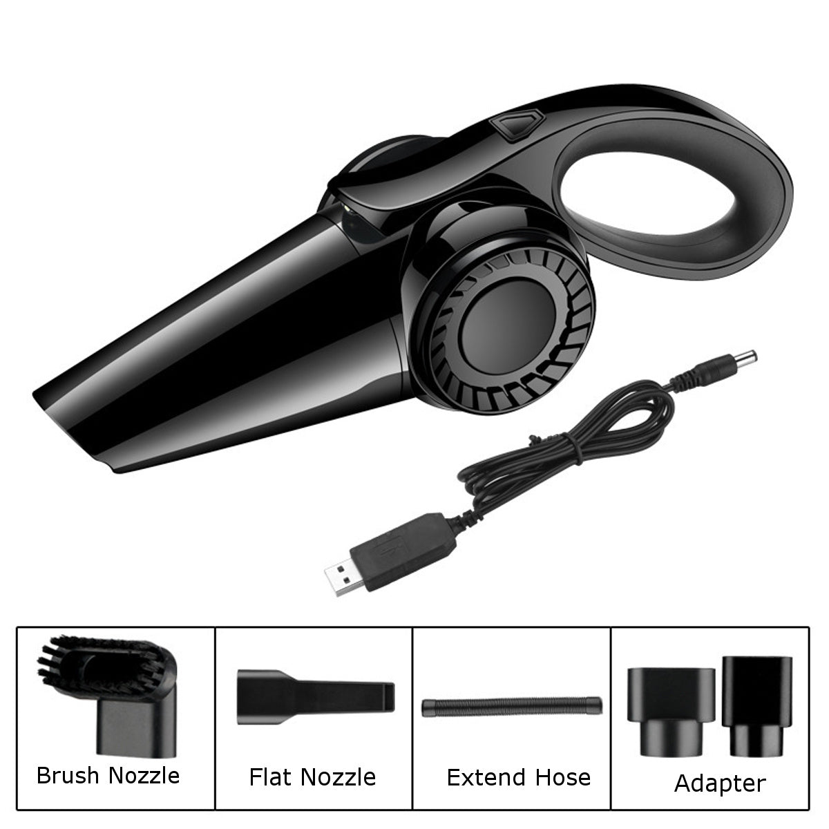 Wired Car Vacuum Cleaner Portable Handheld Cordless Wet&Dry Use Rechargeable Home Car Vacuum Cleaner