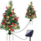 Christmas Solar Christmas Tree Floor Outlet Lawn Lamp
