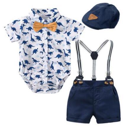 Baby Boy Summer New Short Sleeved Kazakhstan Shorts Suit Boy