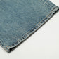 Washed Denim Mop Trousers Men