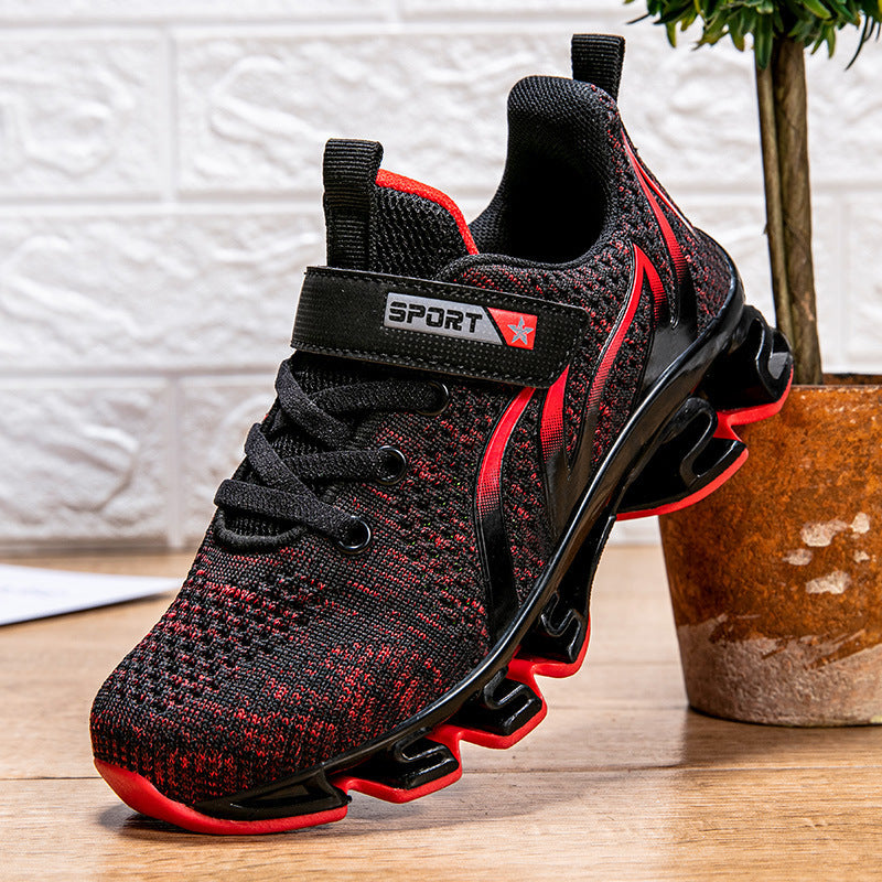 Boy Shoes Mesh Medium And Large Children's Sports Shoes Little Boy 31-39 Size Fashion Fashion Shoes