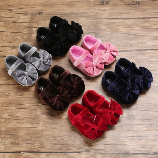 Baby Girl Soft Sole Toddler Shoes Bow