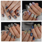 Metal false nails for women
