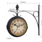 European style clock iron clock