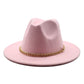 Broad-brimmed Hat Fashion Flat Brim Top Hat Men Women