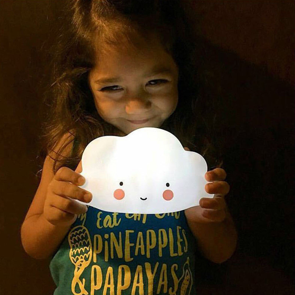 Home bedroom decoration white cloud night light