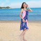 Beach children's bath towel printed towel