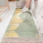 Fringed cotton striped rug