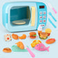 Simulation kitchen electric microwave toy