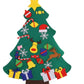 New Christmas gifts and gifts DIY felt Christmas tree for children