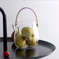 Glass Handle Vase Flower Arrangement Dried Vase