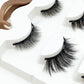 Three pairs of false eyelashes