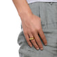 Classic Stainless Steel Black Square Men Ring Rock Vintage Silver-color Men Jewelry Hip Hop Punk Man Finger Rings anel masculino