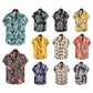 Men Short sleeved beach shirts men New printed T shirt