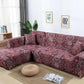 L shaped Sofa Cover Elastic Blue Sofa covers for living room
