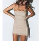 Ins Tube Top Dress With Drawstring Design Summer Backless Dresses