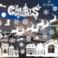 Christmas color window stickers