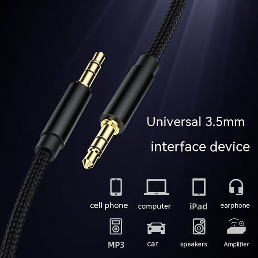 Universal Audio Cable 35mm Male To Male Mobile Phone Headset Headset