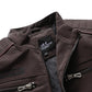 Men Fashion Pu Leather Jackets Coats
