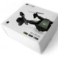 Folding fixed-height aerial drone