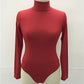 Best selling women 12 color long sleeve high collar slim Slim jumpsuit winter