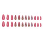 Almond Double French Fake Nails
