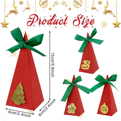 20 Packs Christmas Treat Boxes Goody Boxes