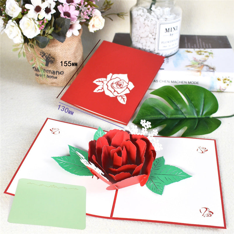 Pastoral Thanksgiving Day 3D Flower Greeting Card