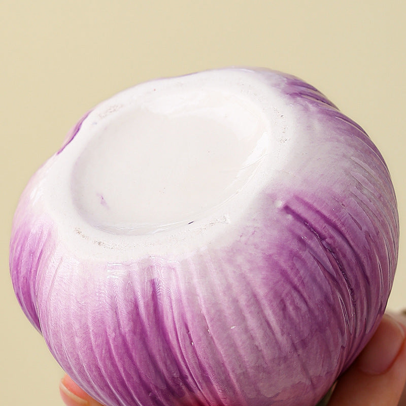 Art Onion Vase Ceramic Small Hydroponic Vase