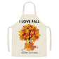 Thanksgiving Apron Turkey Pumpkin Creative Kitchen