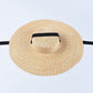 Women Sun Hat French Style Wide Brim Straw Hat