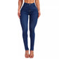 Hip Skinny Pants Stretch High Waist Jeans For Women