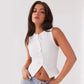 Slim Fit Sleeveless Waistcoat Vest Women