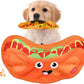 Crinkle Dog Toys Squeaky Dog Toys No Stuffing Dog Toys Durable Interactive Dog Chew Toys For Puppy Small Medium Large Dogs Hamburger